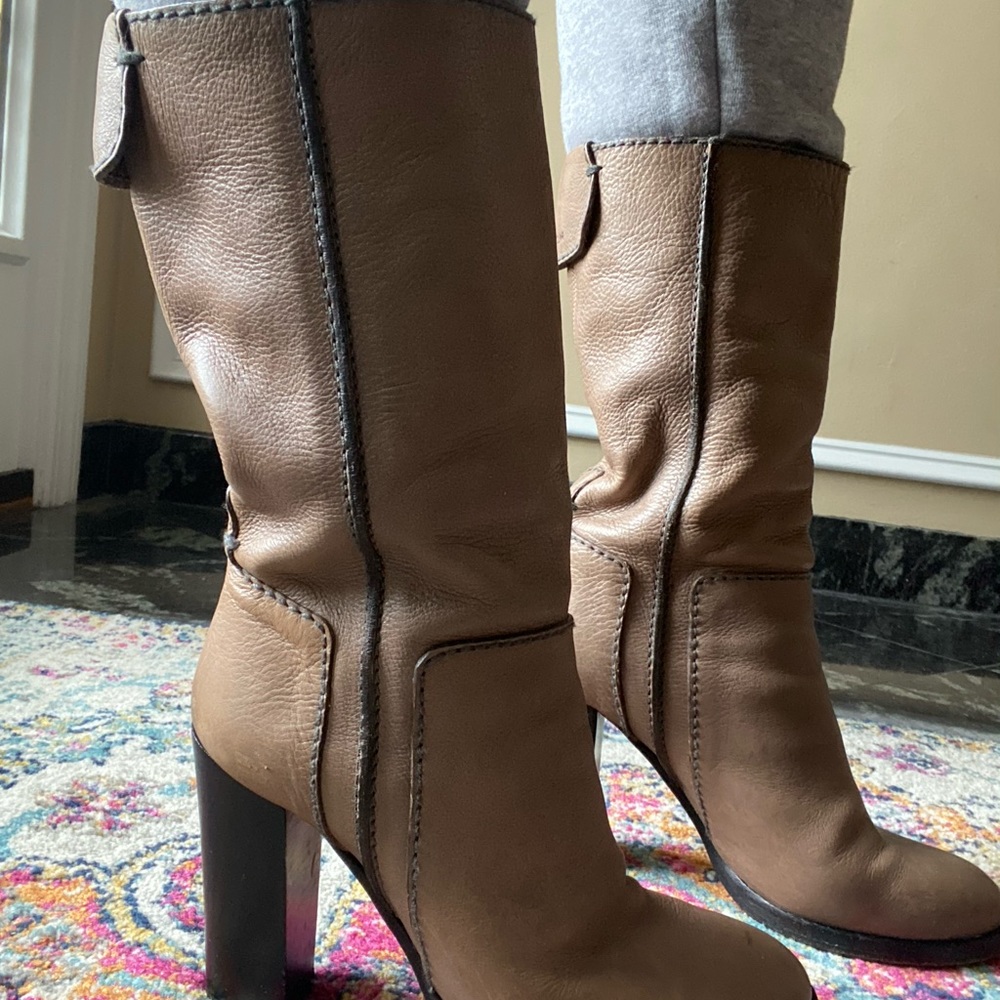 CHLOE BOOTS. 100 percent leather.